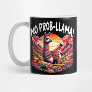 Funny Peruvian No Plob - Llama Andean Pride Flora Mug